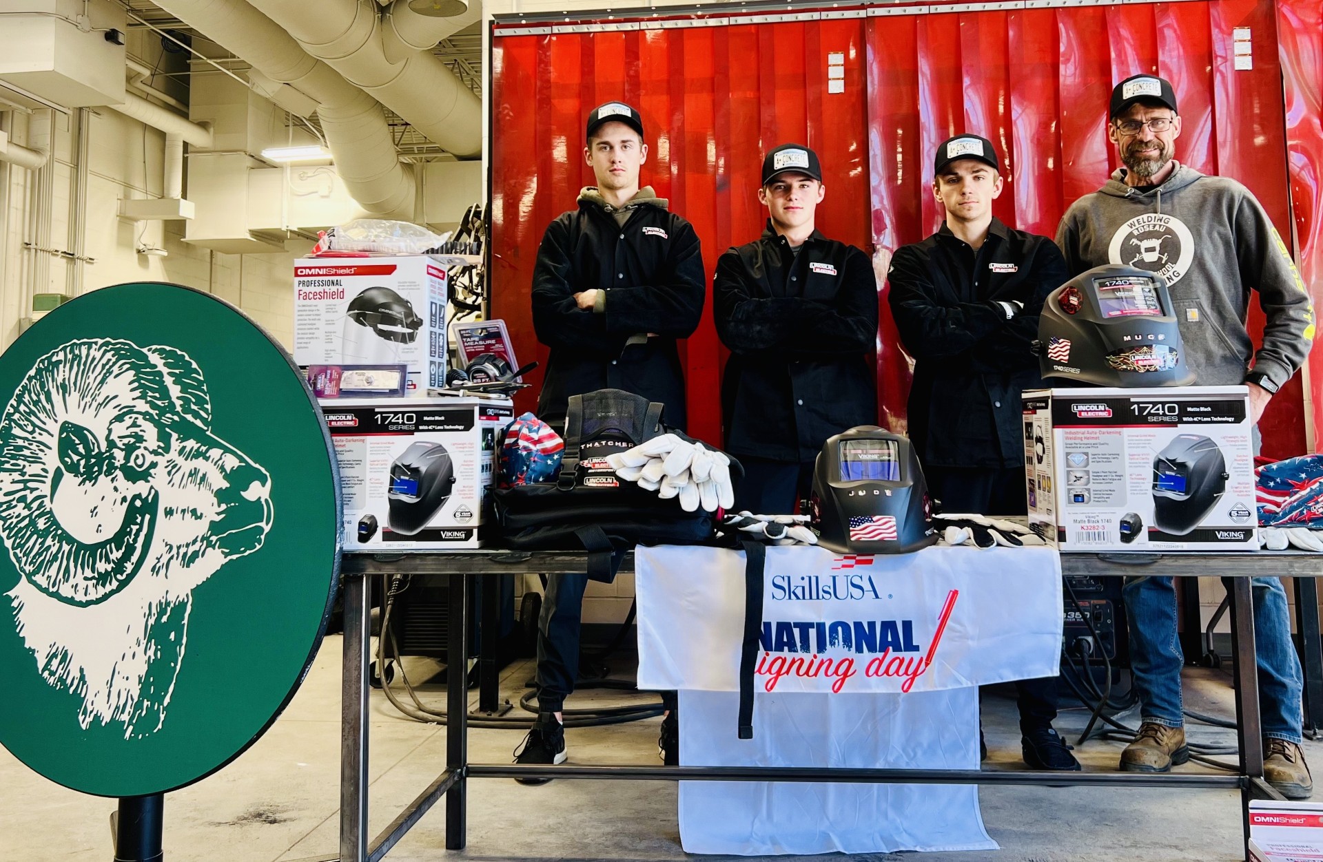 Welding Safety Kits given to Roseau students.